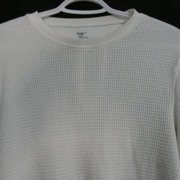 Y2K - GAP | medium | White Long Sleeve Thermal Shirt - Picture 4 of 15